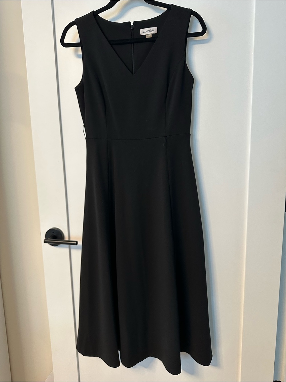 Black Calvin Klein midi dress